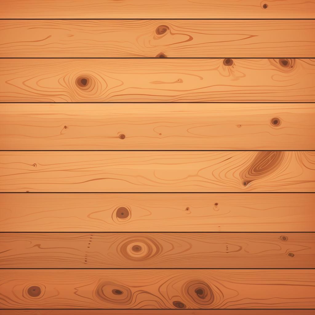 A clean wooden surface with no nails or screws