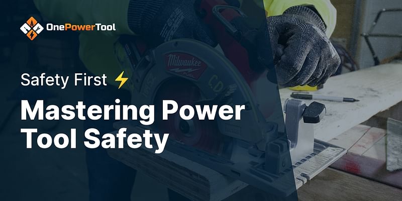 Why is it important to follow work safety rules when using power tools?