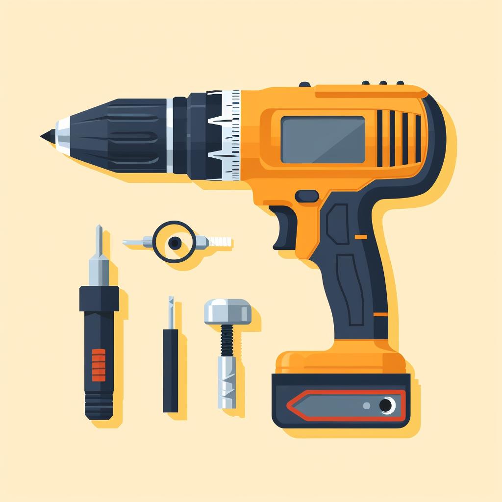 List of power tools on a piece of paper