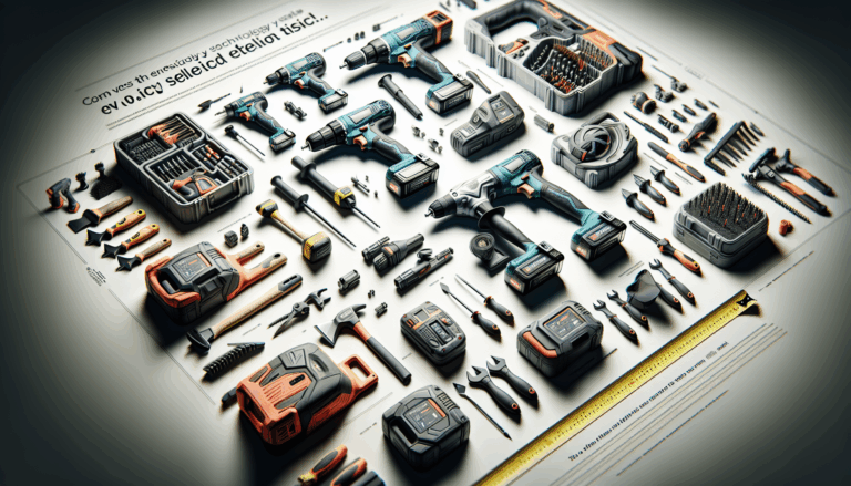 alt_text: Diverse power tools highlighted with ergonomic designs, battery tech, and key selection tips.