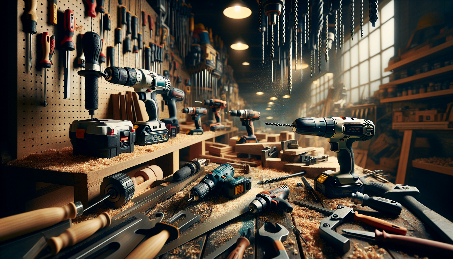 alt_text: Cover image featuring top power tool brands, showcasing drills and saws in a workshop setting.