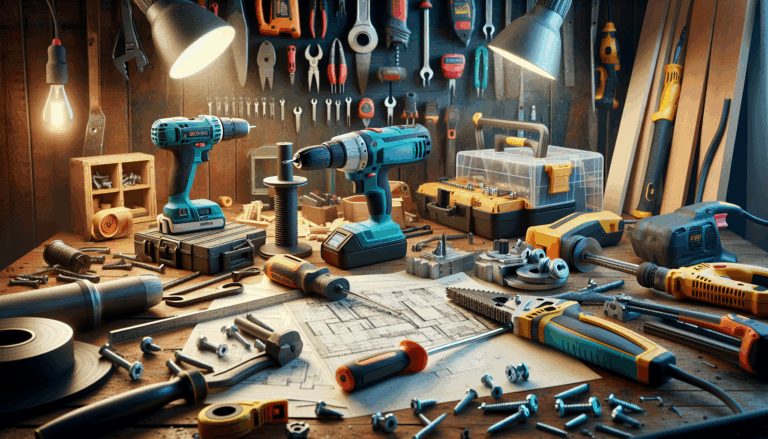 alt_text: A vibrant cover image of electrical tools on a workbench, emphasizing DIY safety and functionality.