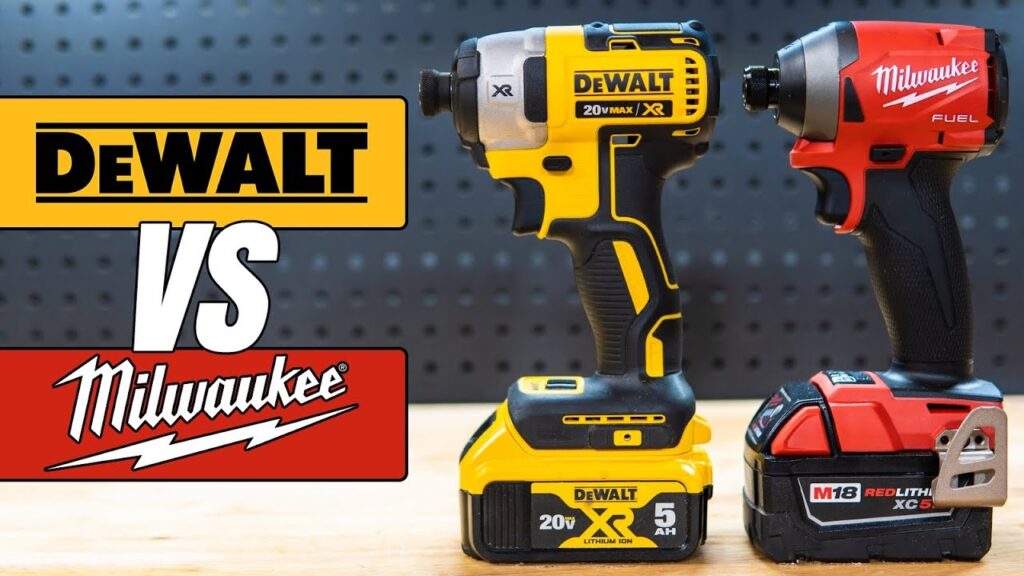 DeWalt vs Milwaukee power tools comparison