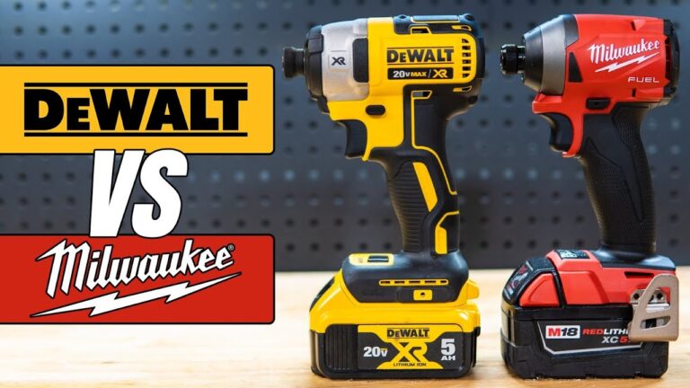 DeWalt vs Milwaukee power tools comparison