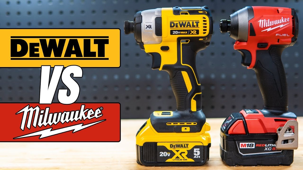 DeWalt vs Milwaukee power tools comparison