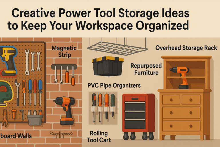 Creative Power Tool Storage Ideas to Keep Your Workspace Organized